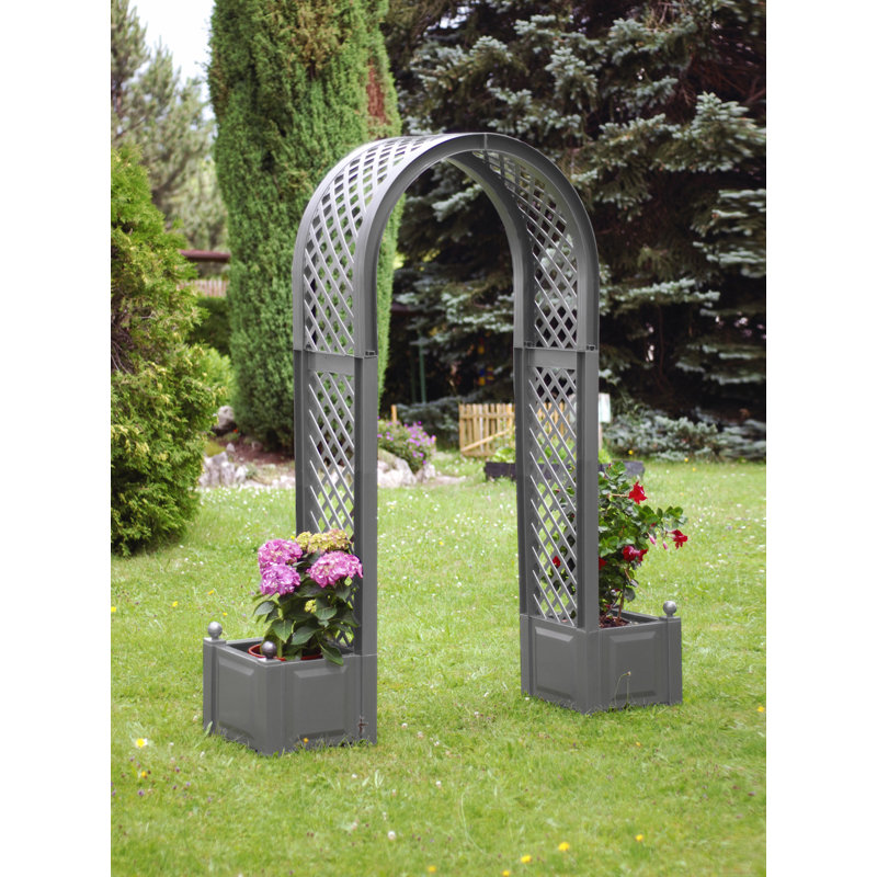 174cm W x 43cm D Arbour in Grey