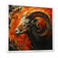 Orange brun, astrologie Aries Fiery Fusion - salon d'art mural astronomie Aries-106110488-106110490