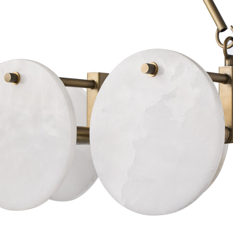 Marceline 5 - Light Iron Linear Chandelier