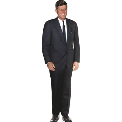 H25108 John F Kennedy 1962 Cardboard Cutout Standee Standup