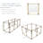 25.6'' H 8 Panel Metal Exercise Pen With Door