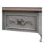 Table console moderne et contemporaine avec table à console courbée pour vestibule avec 4 tiroirs et 1 tablette