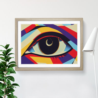Colourful Abstract Eye Vol.2 - Framed Print