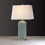 26 lampes de table en céramique gaufrées à 3 voies de 26 po