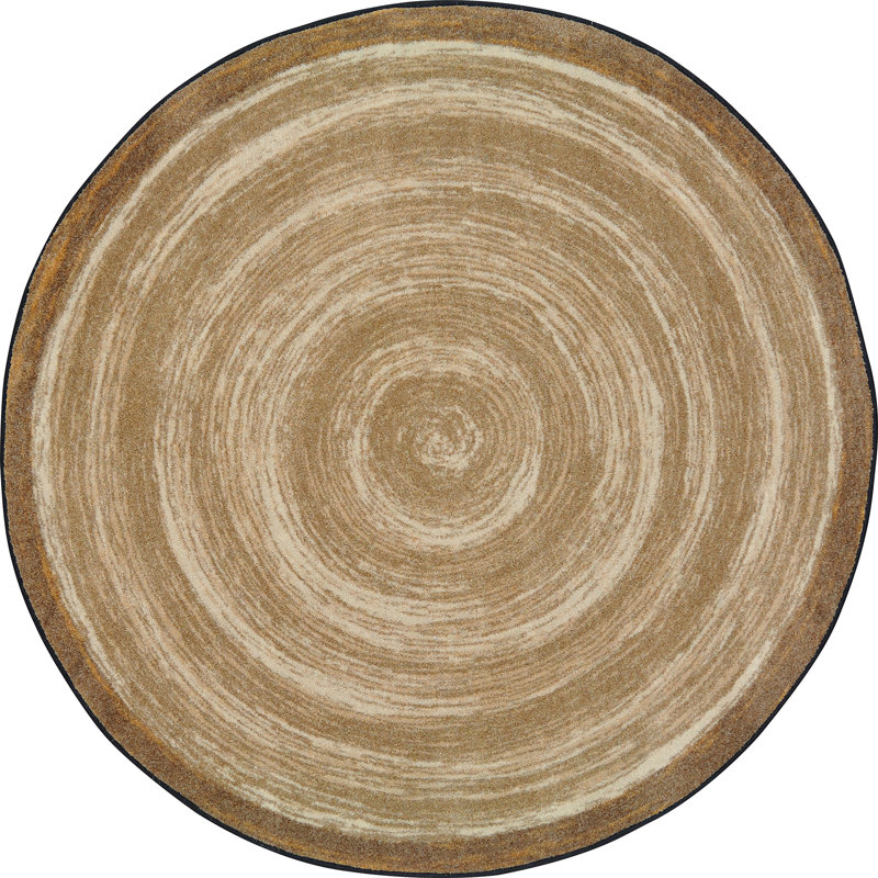 Tapis Feeling Natural par Joy Carpets, Rond 5 pi 4 po
