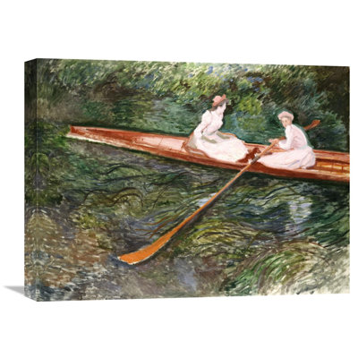 " The Pink Rowing Boat " by Claude Monet