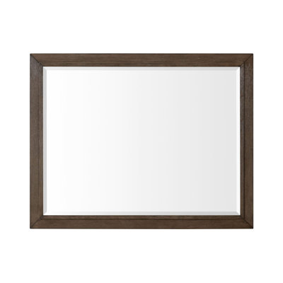 Raaya Wood Flat Wall Mirror