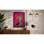 Pop Art Leopard Modern 1 Piece Single Picture Frame Wall Art-136554301-136554300