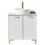 Ensemble de meuble-lavabo simple 30 po blanc moderne