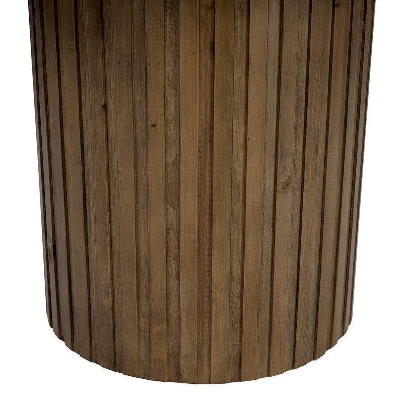 Table de salle à manger American Rustic, Dark Brown Wood