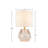 Geometric Glass Table Lamp