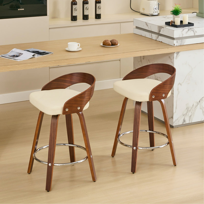 Ensemble de 2 tabourets de bar élégants et confortables, idéaux pour un usage domestique et commercial.