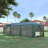 10' X 28' Party Tent Canopy, Outdoor Event Shelter Gazebo With 8 Removable Mesh Sidewalls, Zipper Doors, Steel Frame