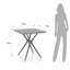 Tarryn Cross Legs End Table