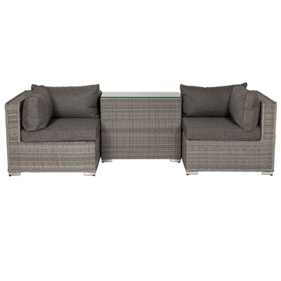 Finch 2 Seater Rattan Sofa Set