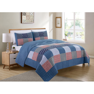 Satin Patchwork Quilt