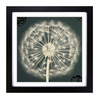 Dandelion Bauhaus No.6 - Framed Print