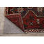 Tapis de zone en laine 3 pi 1 po x 4 pi 7 po one-of-kind à main noué la shiraz Patchin
