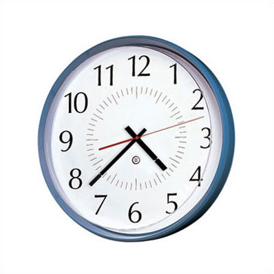Metal Wall Clock, Black