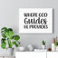 Where God Guides, He Provides - Wrapped Canvas Print-1740663391