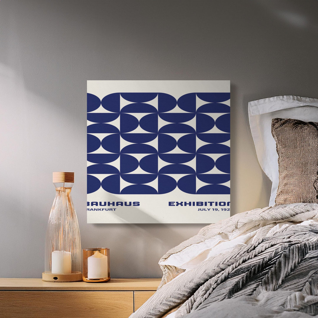 Bauhaus Exhibition Canvas Wall Art, Geometric Print, Modern Decor, Gallery Wrapped Canvas, Ready to Hang, Archival Quality, Statement Piece