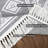 Tassel Area Rugs Washable Bordered Accent Carpet with Non-Slip Backing, Stain-Resistant Farmhouse Floor Cover, Soft Low Pile Indoor Mat for Bedroom, Living Room-20625227