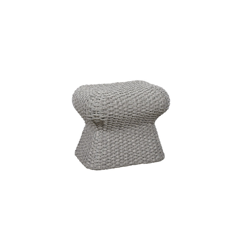 Warren Outdoor Ottoman, Gray