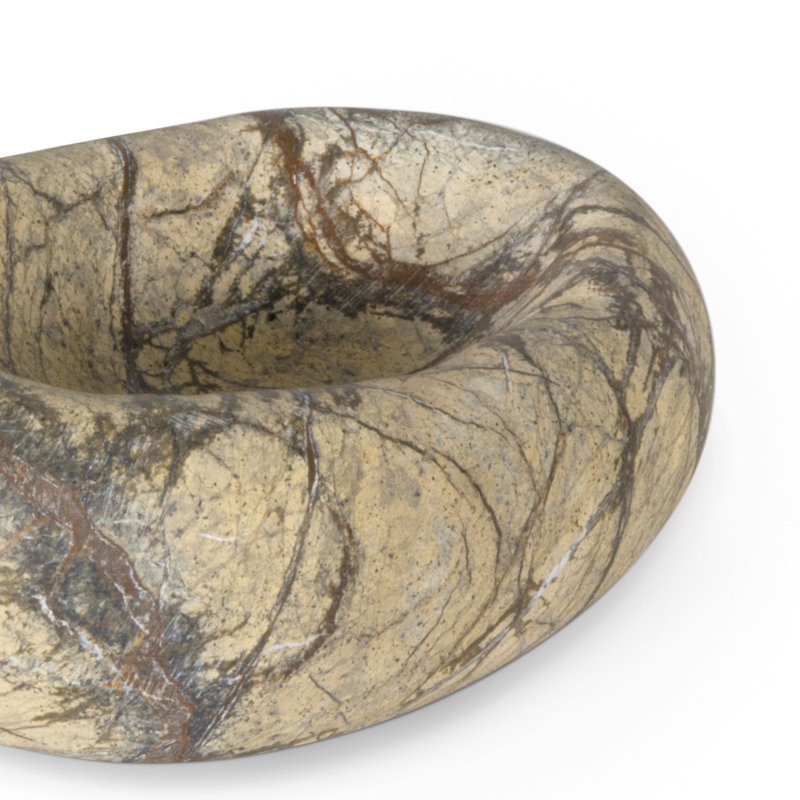 Lagoon Marble Bowl, Brown