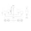 Bridgette 4 - Light Steel Sputnik Modern Linear Chandelier-113873690