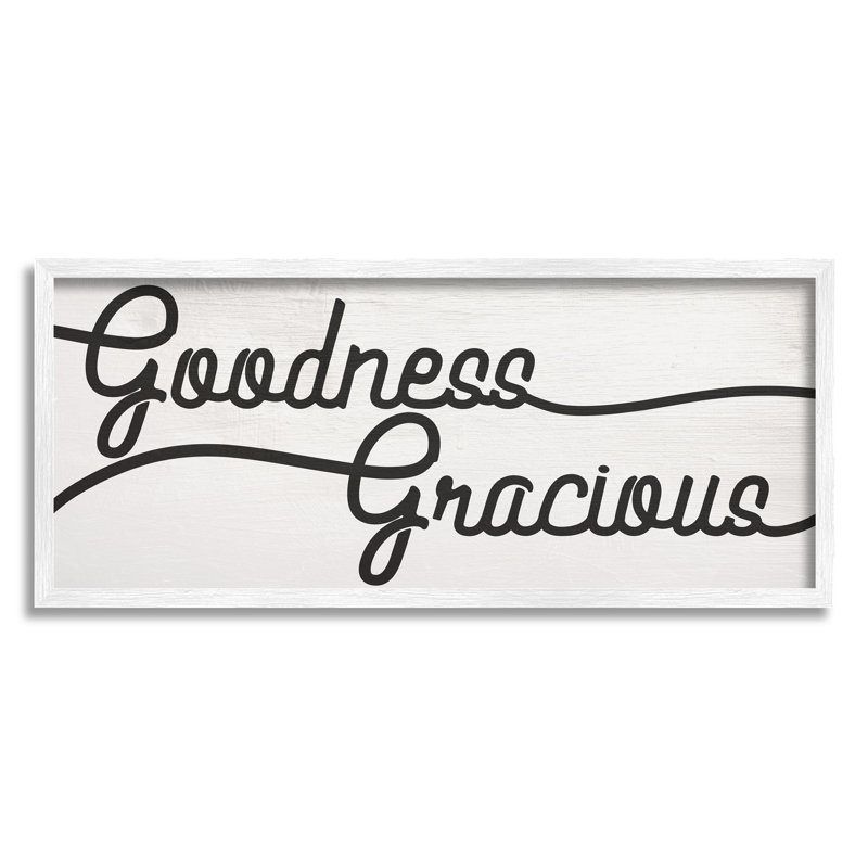 «Bold Goodness», phrase gracieuse, texte de famille minimal surdimensionné, art numérique sur estampe numérique par Daphne Polselli