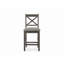 Ensemble de chaises à hauteur de comptoir en polyester gris et gris clair Josephine
