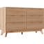 Ensemble de chambre à coucher, commode 6 tiroirs et tables de chevet 3 tiroirs-131403269-131403271