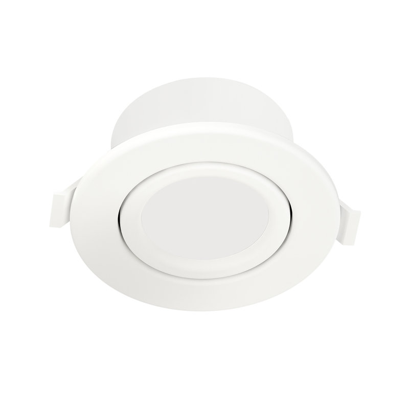 Plafonnier mince à cardan, H 1,75 po x l 3,75 po x P 3,75 po, 7 W
