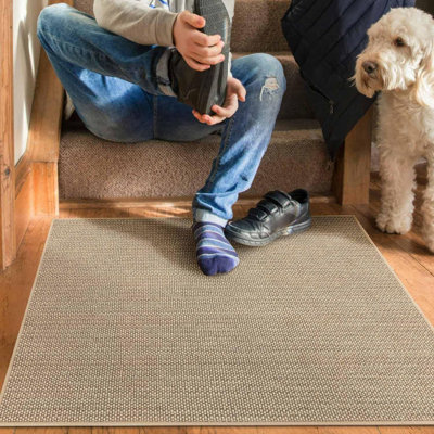 Linen Non Slip Stair Treads Carpet Landing Mat for Wooden Steps Indoor