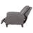 Molucca Jefferson Upholstered Power High Leg Recliner-763902633