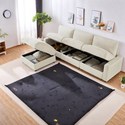 Modulaires modulaires peu encombrants, polyester durable de style moderne pour une maison confortable