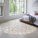 Cristiaan Damask Machine Woven Polypropylene Area Rug in Beige