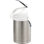 Airpot Coffee Dispenser With Lever Lid, 2.2 Liter, Stainless Vacuum Insulated, Stainless/White