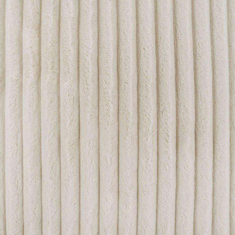 Megga Reversible Throw Pillow, Ivory, Square 20"