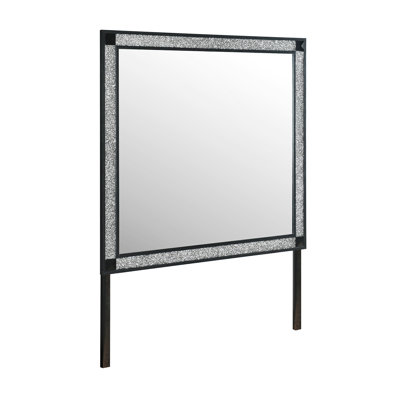 Miroir soleil gris anthracite