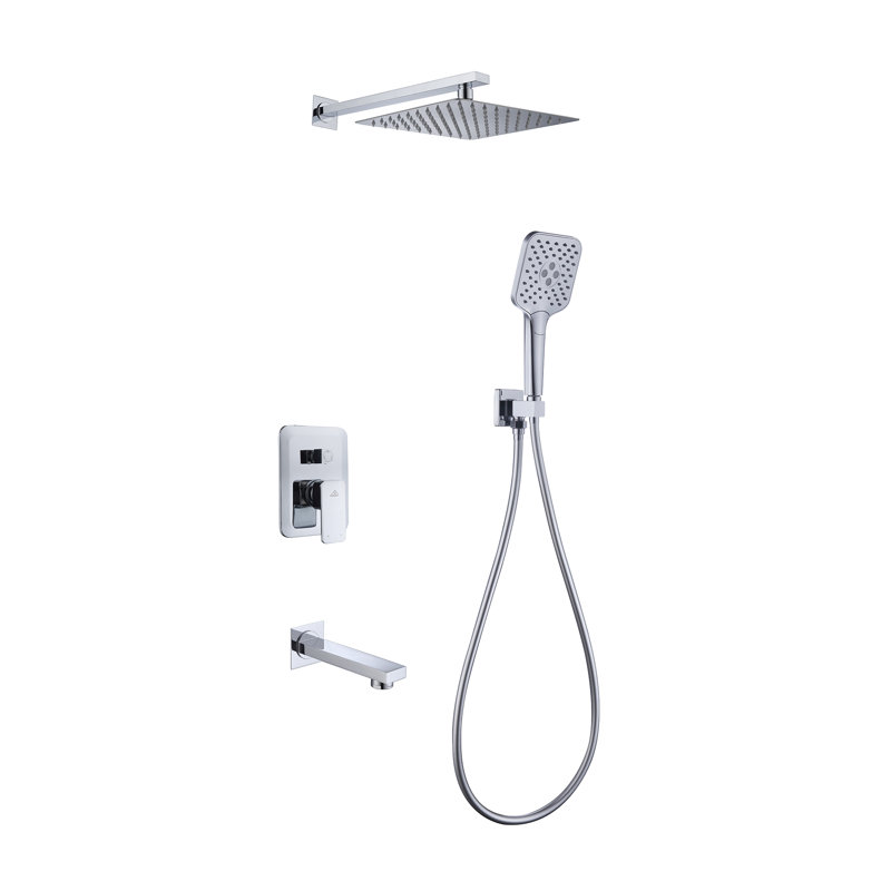 All-In-One Kit with Rough in-Valve, Chrome