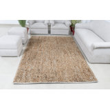 Honey Comb Handmade Solid Flatweave Brown & Bronze Jute Area Rug By Tufty Home