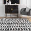 Tapis noir / blanc Ainsleigh-1712971622