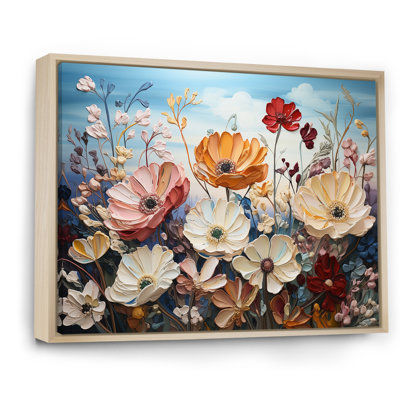 «Pink Plants», impression sur toile
