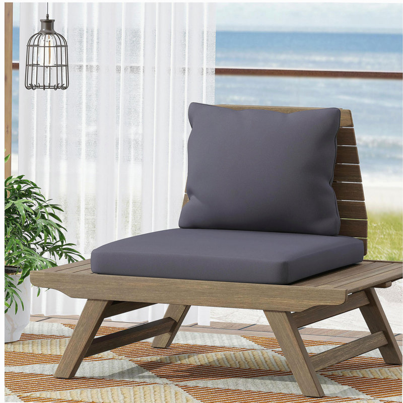 Chaise d'art moderne, chaise décorative de salon, Gris, Brun