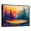 Paysage de l'Alaska sur un plateau en bois - art mural Alaska