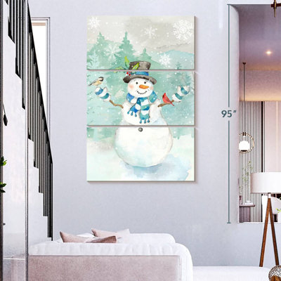 Lelend Let It Snow Blue Snowman I