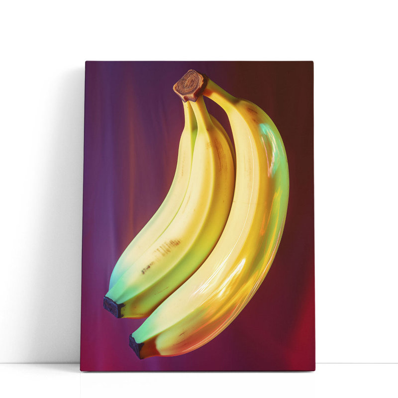 The Bananas - reproduction d'art sur toile, H 24 po x l 18 po