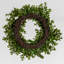 Couronne ronde en faux buis