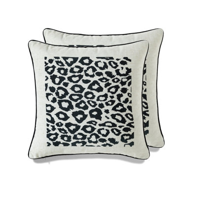 Animal Throw Pillow Cover - Set Of 2
